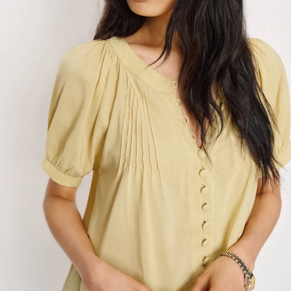 Reformation Calia Top Blonde